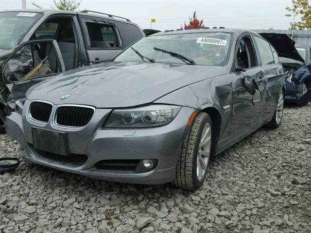 WBAPK7C57BA974187 - 2011 BMW 328 XI GRAY photo 2