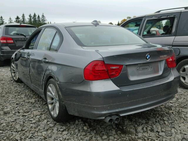 WBAPK7C57BA974187 - 2011 BMW 328 XI GRAY photo 3