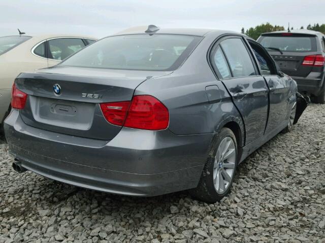 WBAPK7C57BA974187 - 2011 BMW 328 XI GRAY photo 4