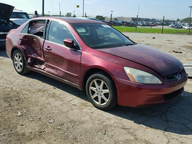 1HGCM665X3A088496 - 2003 HONDA ACCORD RED photo 1