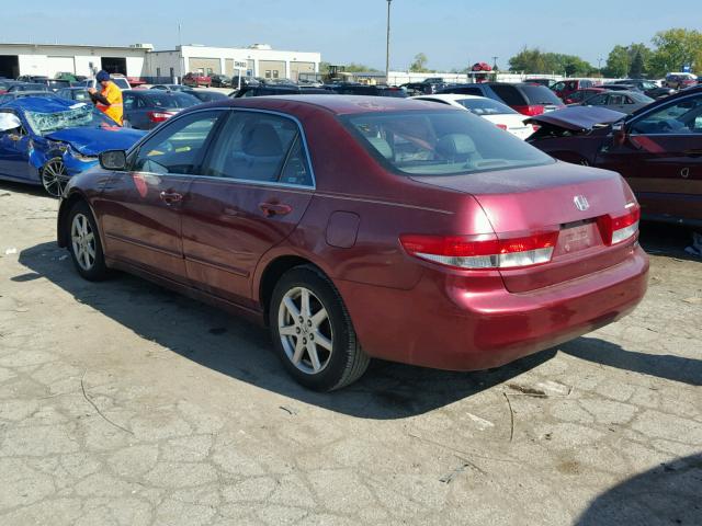 1HGCM665X3A088496 - 2003 HONDA ACCORD RED photo 3