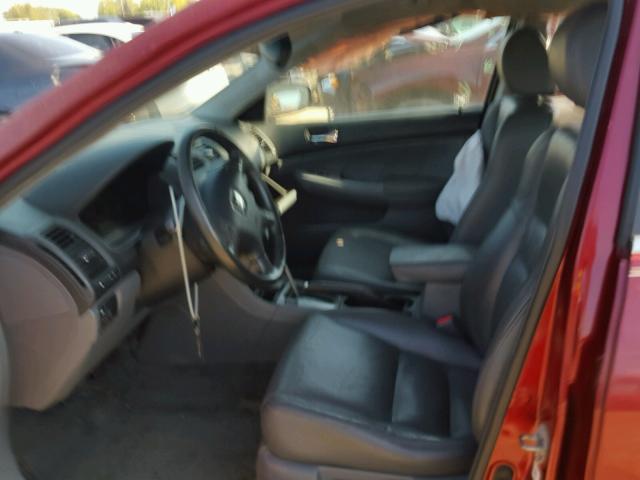 1HGCM665X3A088496 - 2003 HONDA ACCORD RED photo 5