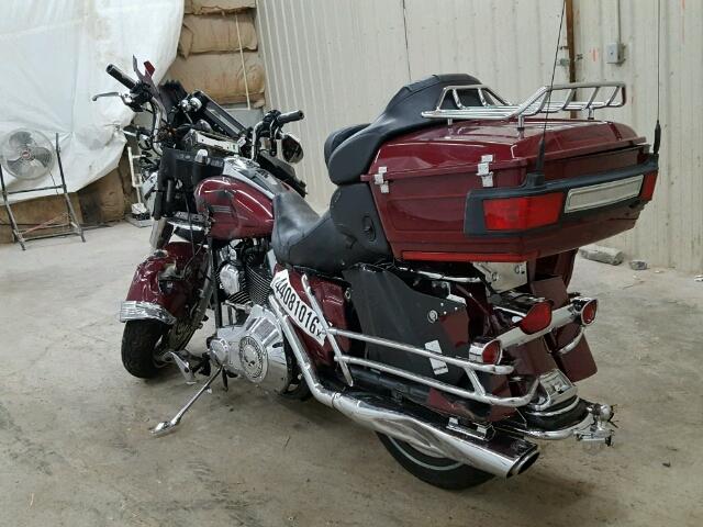 1HD1FCW196Y625106 - 2006 HARLEY-DAVIDSON FLHTCUI Бордовый фото 3