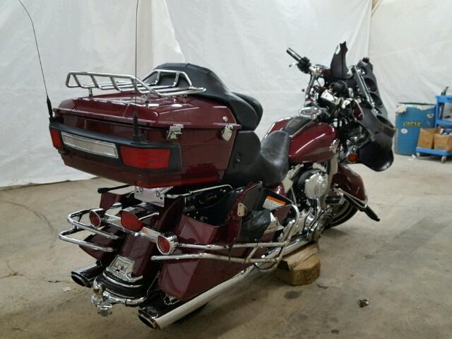 1HD1FCW196Y625106 - 2006 HARLEY-DAVIDSON FLHTCUI BURGUNDY photo 4