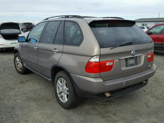 5UXFA13576LY29965 - 2006 BMW X5 3.0I GOLD photo 3