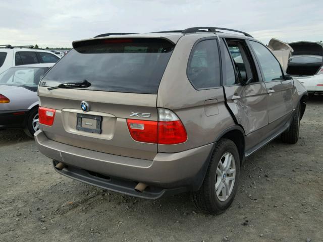 5UXFA13576LY29965 - 2006 BMW X5 3.0I GOLD photo 4