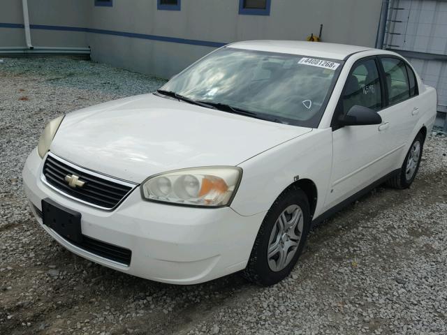 1G1ZS58N67F291487 - 2007 CHEVROLET MALIBU LS თეთრი ფოტო 2