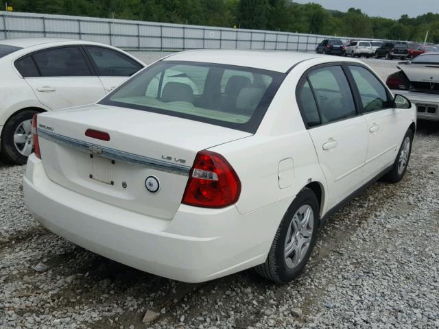 1G1ZS58N67F291487 - 2007 CHEVROLET MALIBU LS თეთრი ფოტო 4