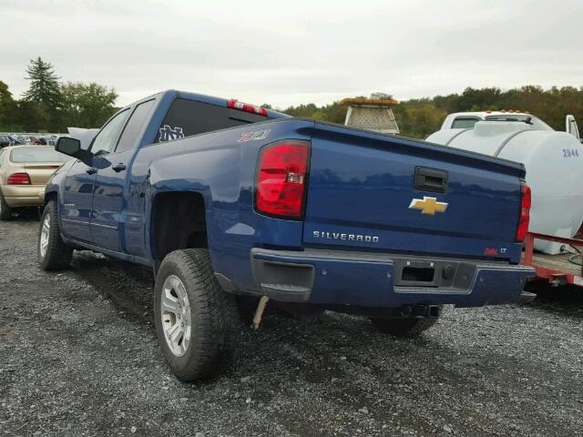 1GCVKREC2GZ379211 - 2016 CHEVROLET SILVERADO BLUE photo 3