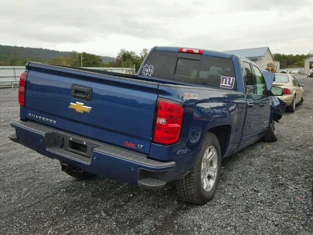 1GCVKREC2GZ379211 - 2016 CHEVROLET SILVERADO BLUE photo 4