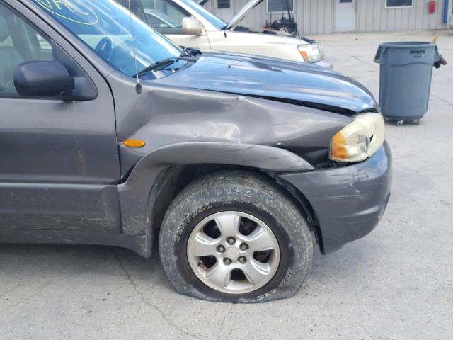 4F2CZ06143KM13180 - 2003 MAZDA TRIBUTE ES GRAY photo 9