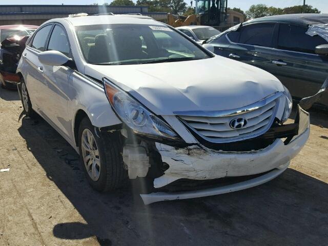 5NPEB4AC6CH492640 - 2012 HYUNDAI SONATA GLS WHITE photo 1