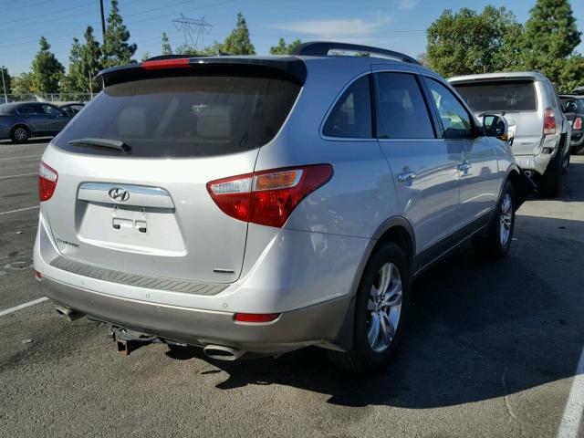 KM8NU4CC1CU195218 - 2012 HYUNDAI VERACRUZ G SILVER photo 4