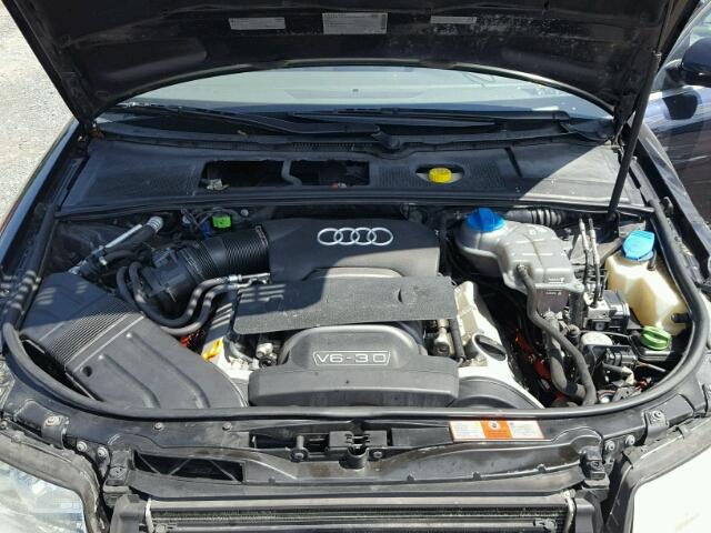 WAULT68E23A191312 - 2003 AUDI A4 3.0 QUA BLUE photo 7