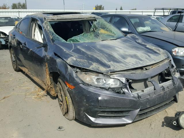 19XFC2F71GE080069 - 2016 HONDA CIVIC EX GRAY photo 1