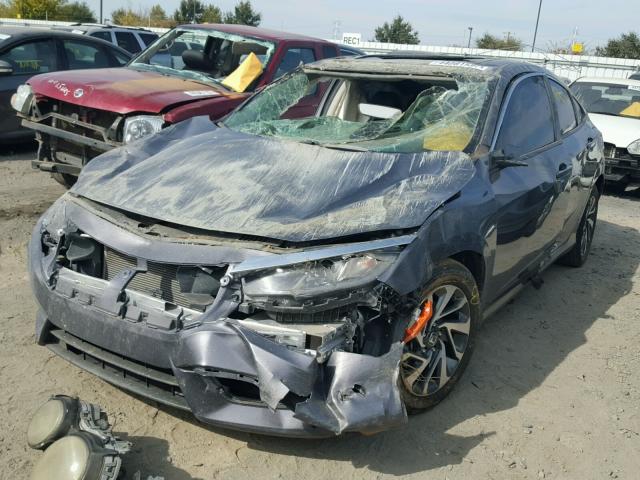 19XFC2F71GE080069 - 2016 HONDA CIVIC EX Grau Foto 2