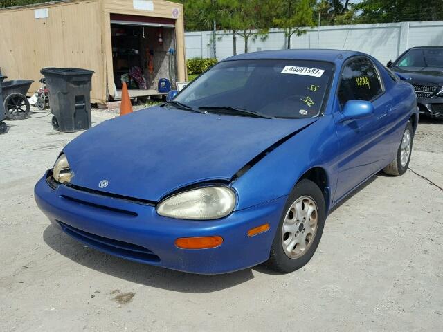 JM1EC4319P0200670 - 1993 MAZDA MX-3 BLUE photo 2