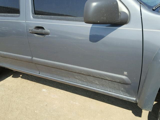 1GCDT43E788187256 - 2008 CHEVROLET COLORADO L GRAY photo 9