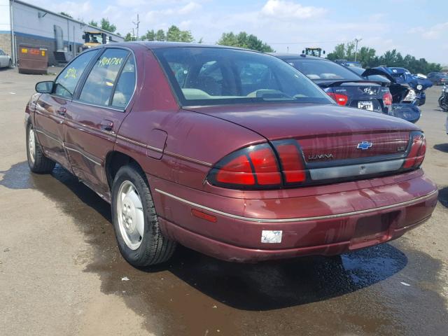 2G1WL52M4X9262076 - 1999 CHEVROLET LUMINA BAS MAROON photo 3