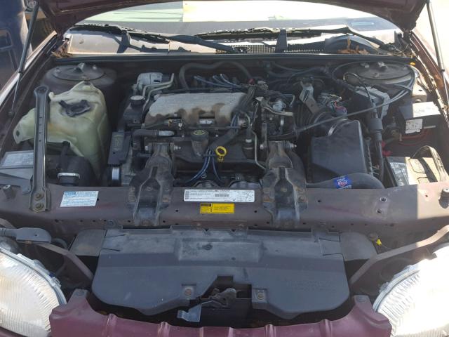 2G1WL52M4X9262076 - 1999 CHEVROLET LUMINA BAS მუქწითელი ფოტო 7
