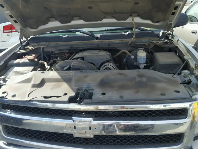 2GCEK290991120542 - 2009 CHEVROLET SILVERADO SILVER photo 7