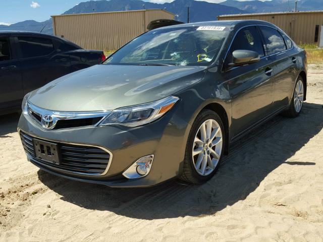 4T1BK1EB7DU019464 - 2013 TOYOTA AVALON BAS GREEN photo 2