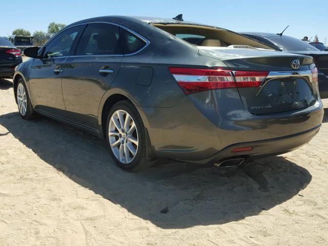 4T1BK1EB7DU019464 - 2013 TOYOTA AVALON BAS GREEN photo 3