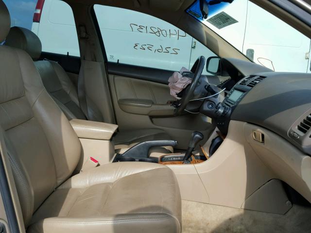 1HGCM56685A807802 - 2005 HONDA ACCORD GOLD photo 5