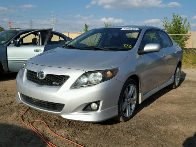 1NXBE40E49Z046977 - 2009 TOYOTA COROLLA XR 银色 照片 2