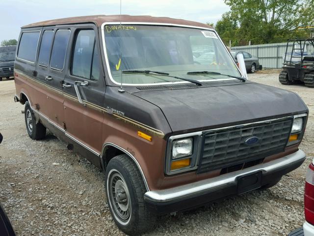 1FMEE11H0JHB16377 - 1988 FORD ECONOLINE BROWN photo 1