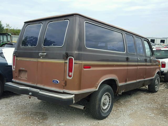 1FMEE11H0JHB16377 - 1988 FORD ECONOLINE BROWN photo 3