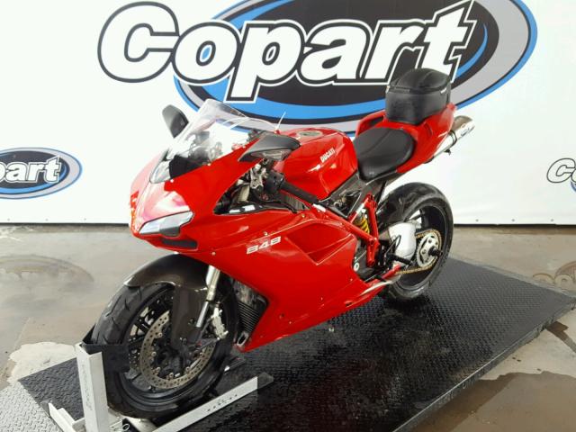 ZDM1XBGV79B008793 - 2009 DUCATI 848 RED photo 2