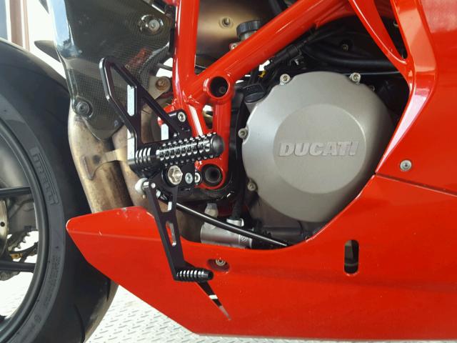 ZDM1XBGV79B008793 - 2009 DUCATI 848 RED photo 9