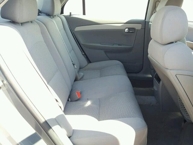 1G1ZG57B58F171920 - 2008 CHEVROLET MALIBU LS GRAY photo 6