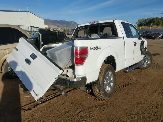 1FTFX1EF1EKF61361 - 2014 FORD F150 SUPER WHITE photo 4