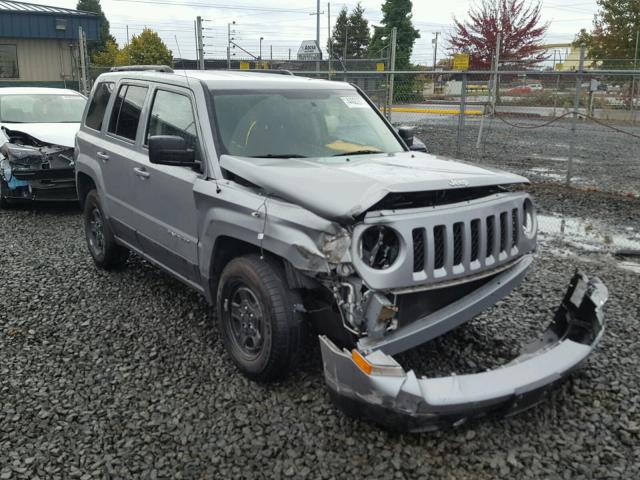 1C4NJRBBXGD501650 - 2016 JEEP PATRIOT SP SILVER photo 1