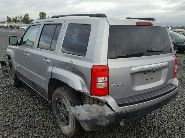 1C4NJRBBXGD501650 - 2016 JEEP PATRIOT SP SILVER photo 3