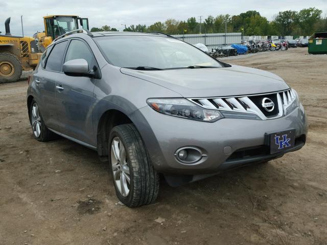 JN8AZ1MW9AW140842 - 2010 NISSAN MURANO S GRAY photo 1