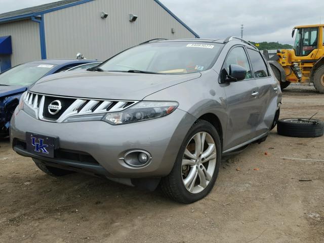 JN8AZ1MW9AW140842 - 2010 NISSAN MURANO S GRAY photo 2