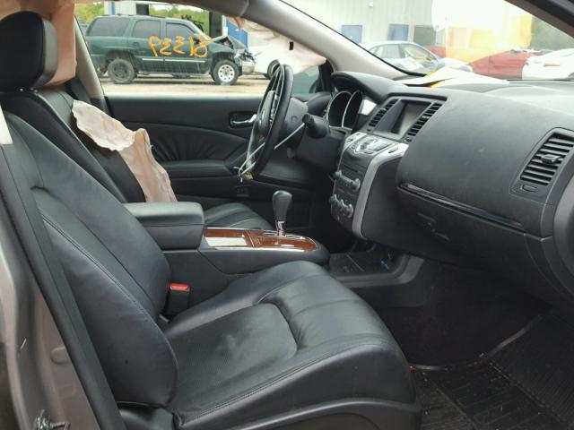 JN8AZ1MW9AW140842 - 2010 NISSAN MURANO S GRAY photo 5