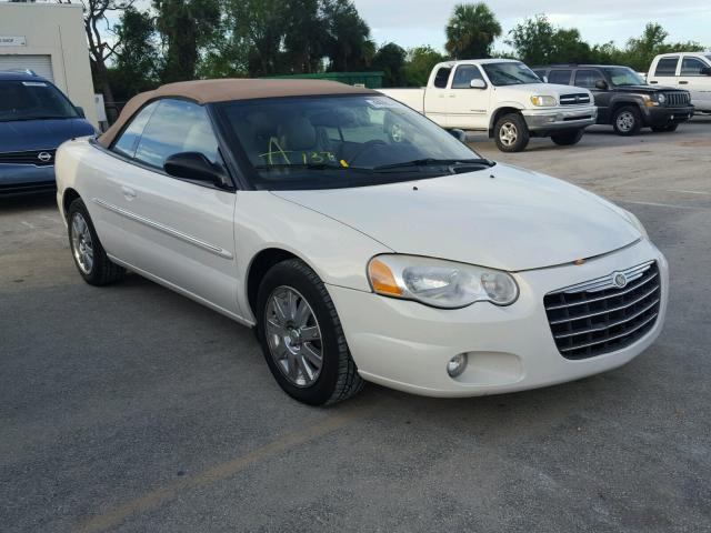 1C3EL65R05N518471 - 2005 CHRYSLER SEBRING LI WHITE photo 1