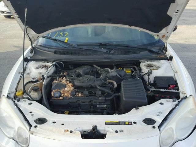 1C3EL65R05N518471 - 2005 CHRYSLER SEBRING LI WHITE photo 7