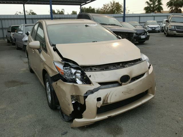 JTDKN3DU5B1424246 - 2011 TOYOTA PRIUS GOLD photo 1