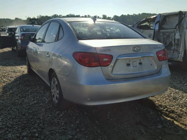 KMHDU4AD6AU842894 - 2010 HYUNDAI ELANTRA BL SILVER photo 3