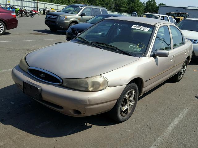 3FAFP6631WM128172 - 1998 FORD CONTOUR LX TAN photo 2