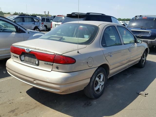 3FAFP6631WM128172 - 1998 FORD CONTOUR LX TAN photo 4