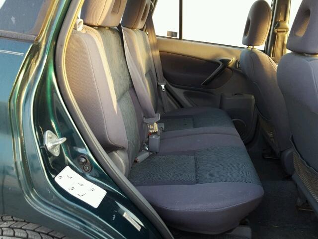 JTEGH20VX10030392 - 2001 TOYOTA RAV4 GREEN photo 6