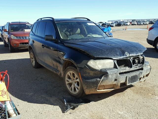 WBXPC93497WF07498 - 2007 BMW X3 3.0SI BLACK photo 1