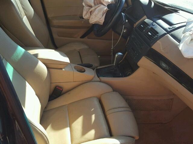 WBXPC93497WF07498 - 2007 BMW X3 3.0SI BLACK photo 5