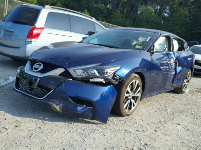 1N4AA6AP0GC386692 - 2016 NISSAN MAXIMA 3.5 BLUE photo 2